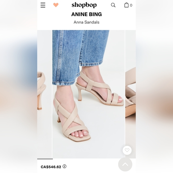 Anine Bing Anna Sandals NEW - Picture 3 of 6